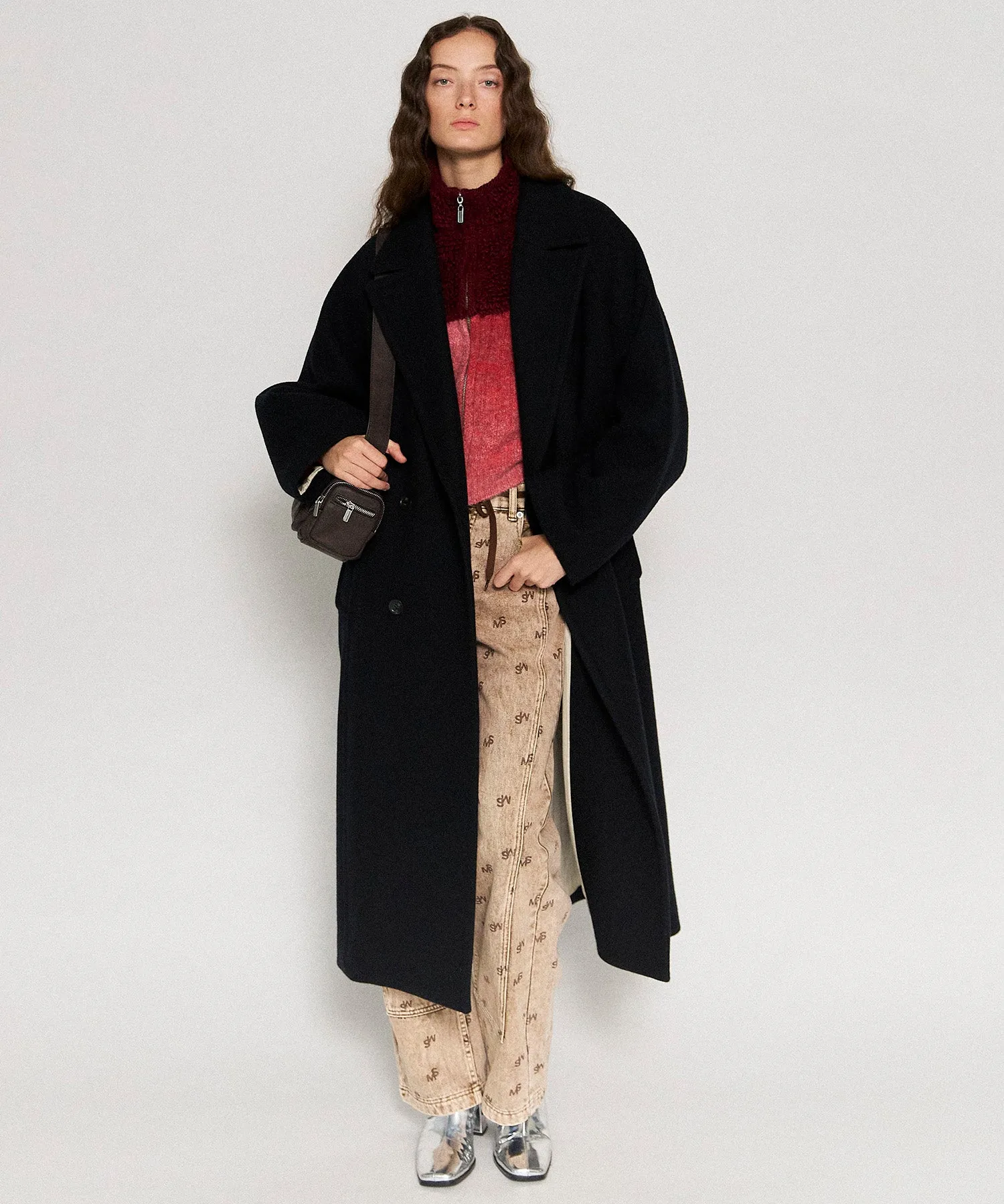 【24WINTER PRE-ORDER】Monogram Print Denim Pants