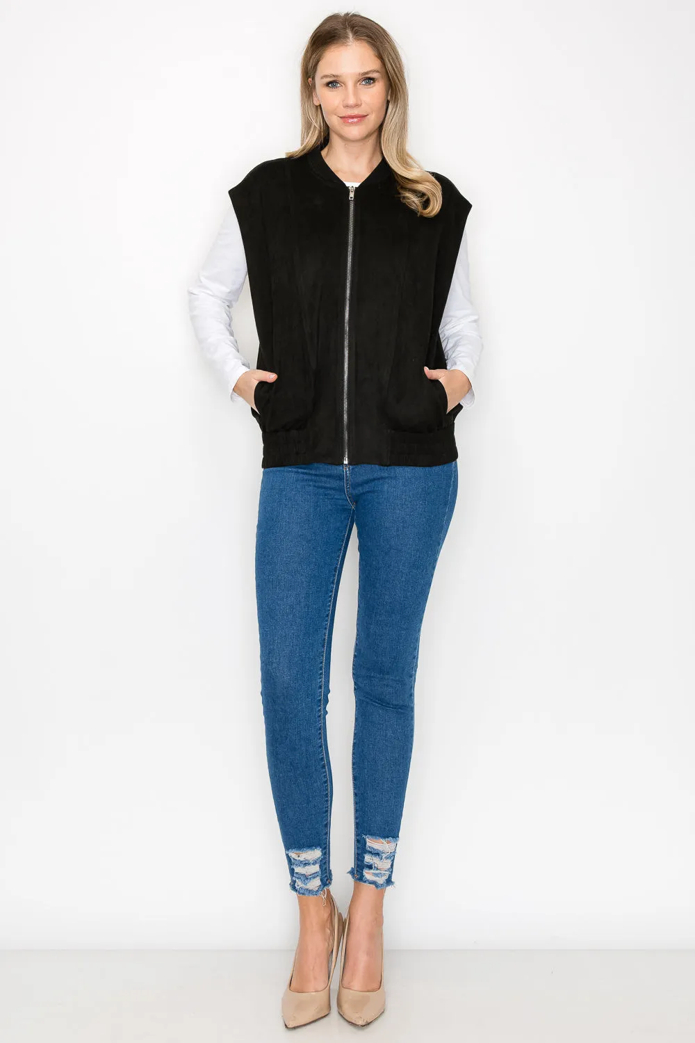 Allison Suede Vest