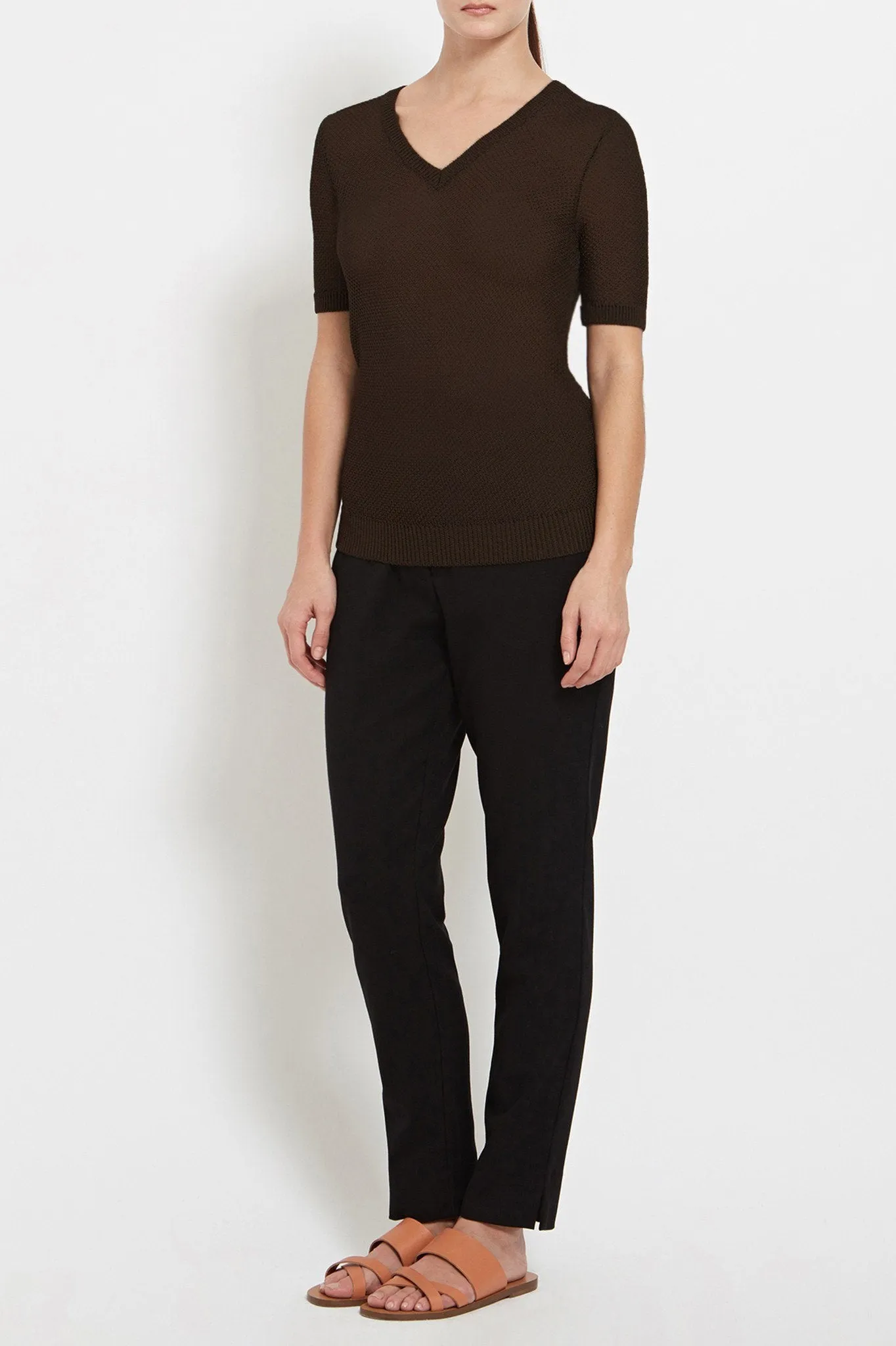 Ami Sweater: Open Mesh Weave Sweater