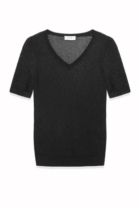 Ami Sweater: Open Mesh Weave Sweater