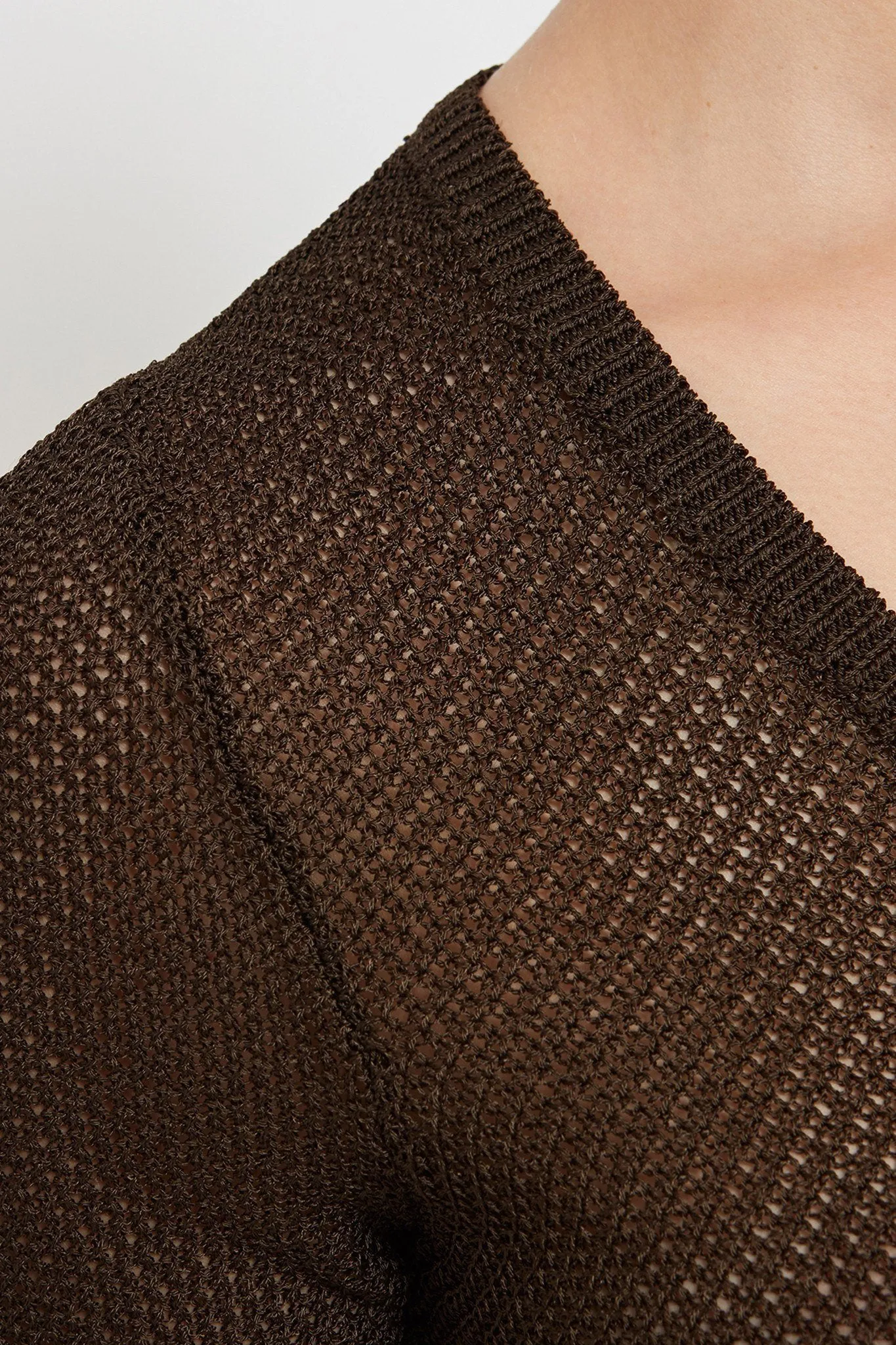 Ami Sweater: Open Mesh Weave Sweater