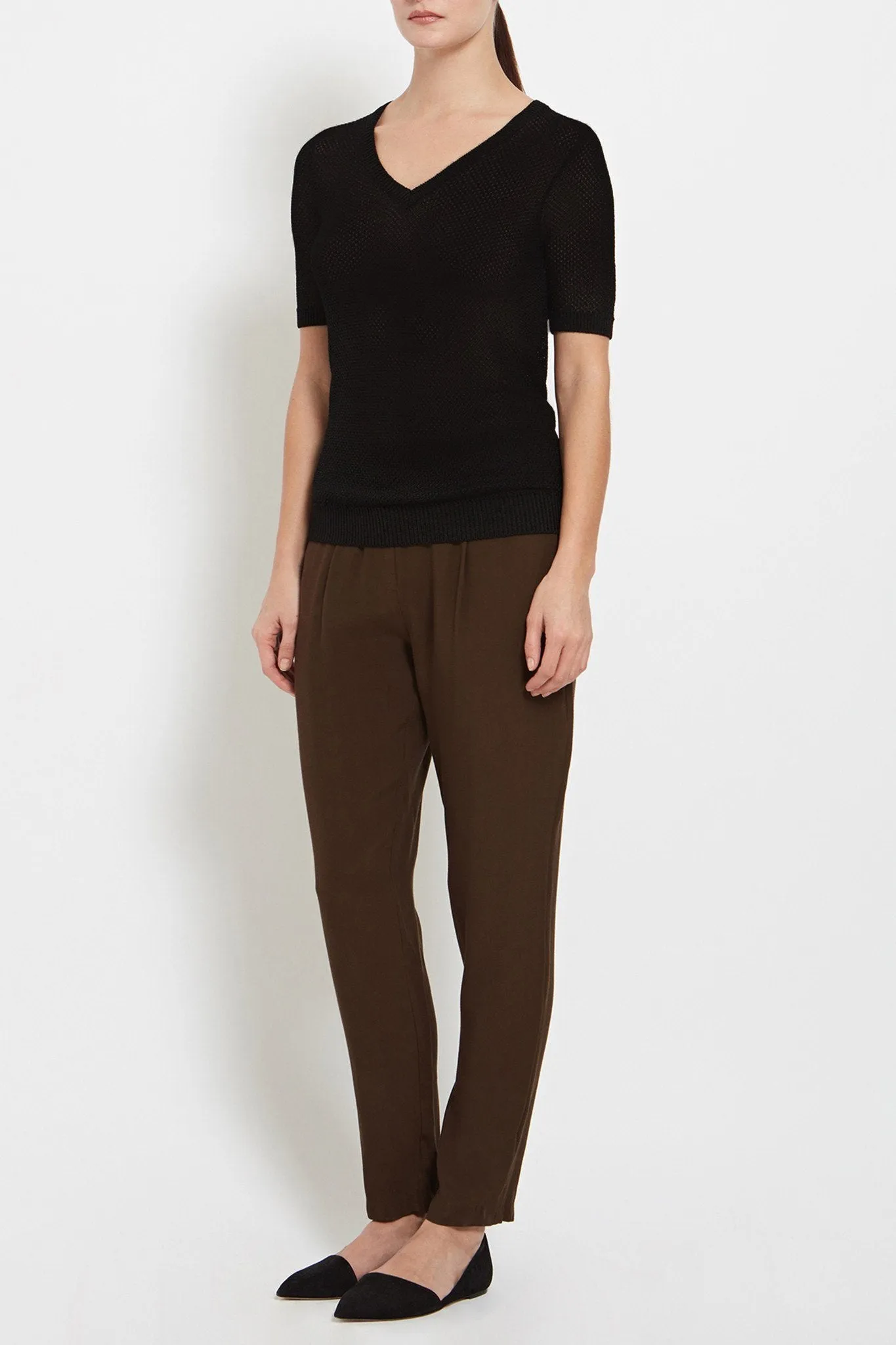 Ami Sweater: Open Mesh Weave Sweater