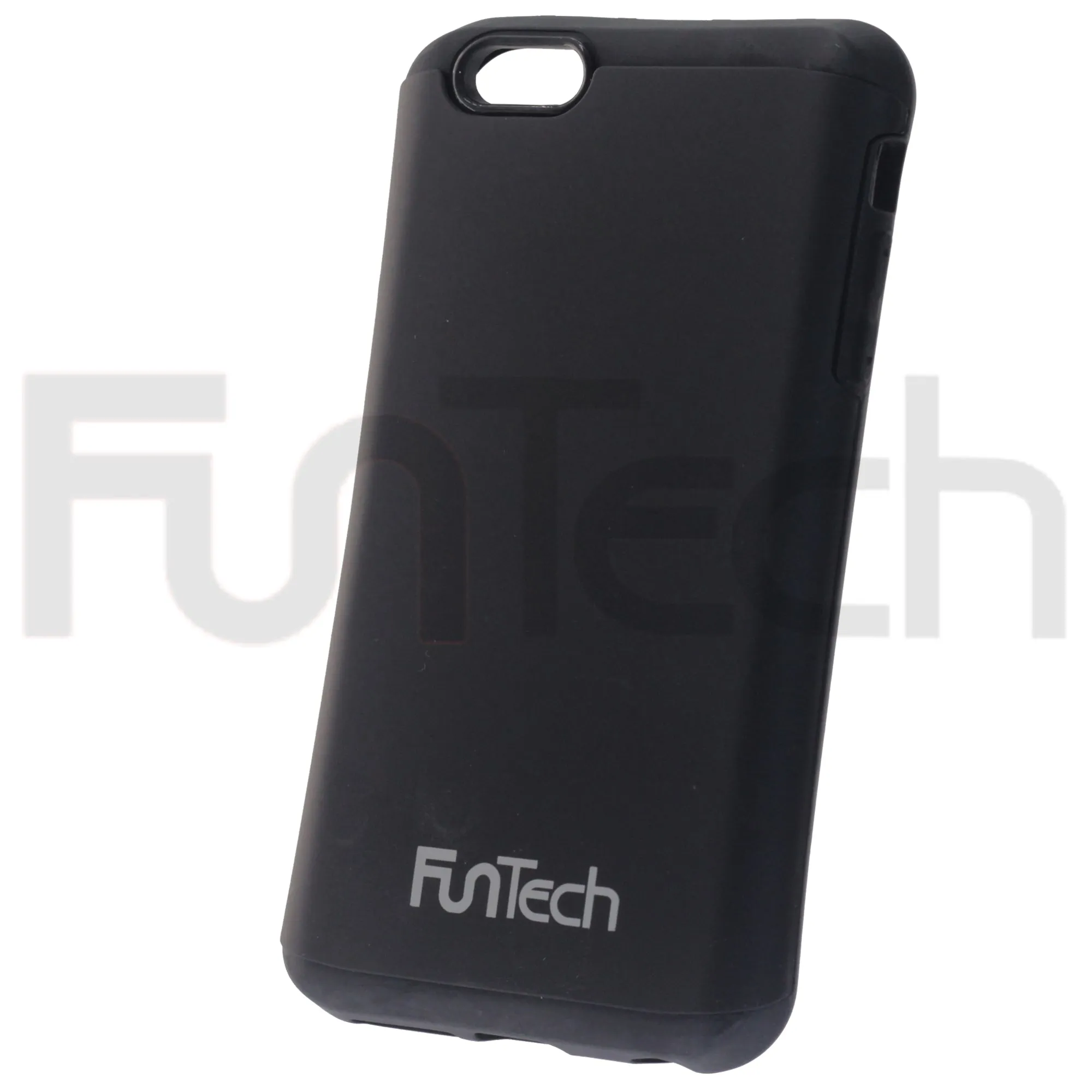 Apple iPhone 6/6S Plus Vest Shockproof Case, Color Black.