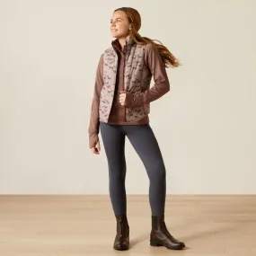 Ariat Kids Grizzly Bella Reversible Insulated Vest - Scattering Horses - 10053411