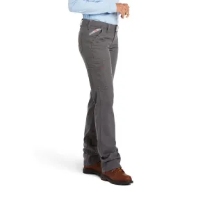 Ariat Women's FR Stretch DuraLight Canvas Stackable Straight Leg Pant