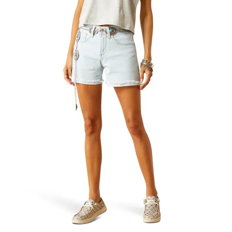 Ariat Women's Perfect Rise Ophelia 5" Short - Ice