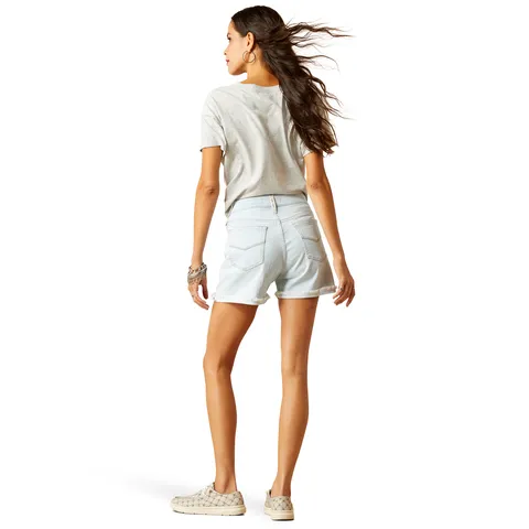 Ariat Women's Perfect Rise Ophelia 5" Short - Ice