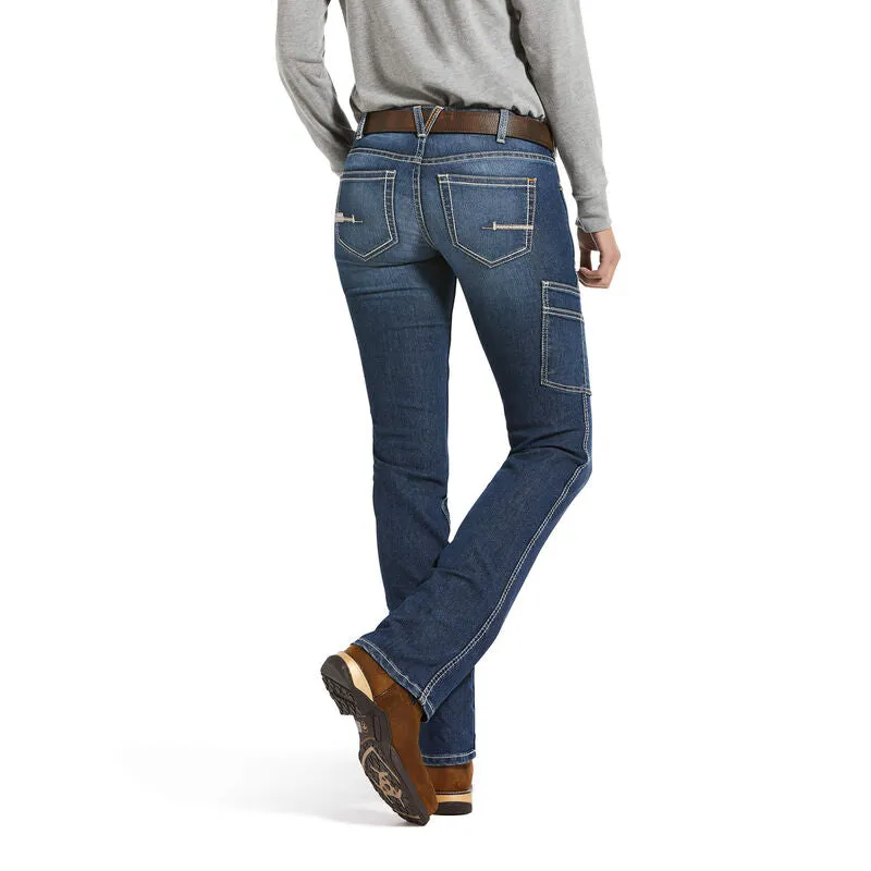 Ariat Women's Rebar DuraStretch Riveter Straight Leg Work Jeans