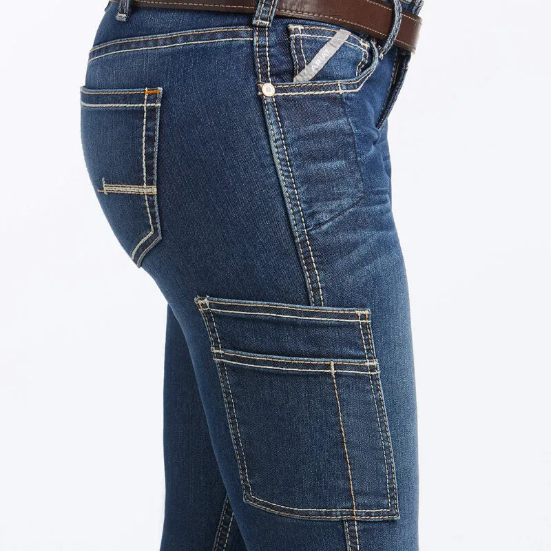 Ariat Women's Rebar DuraStretch Riveter Straight Leg Work Jeans
