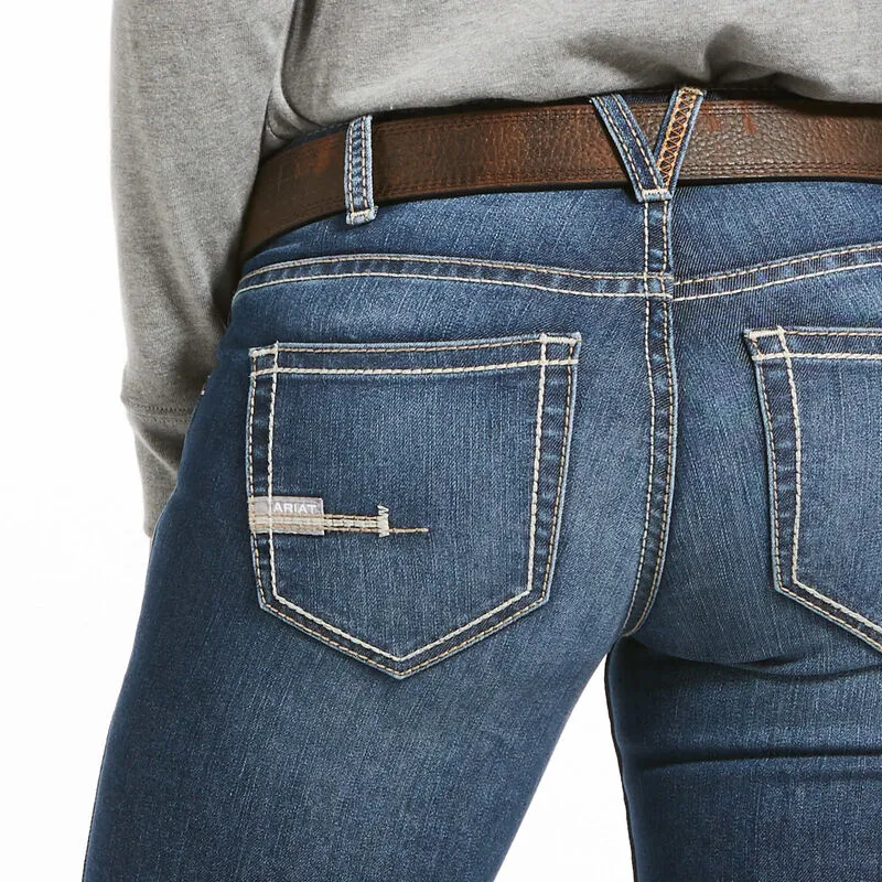 Ariat Women's Rebar DuraStretch Riveter Straight Leg Work Jeans