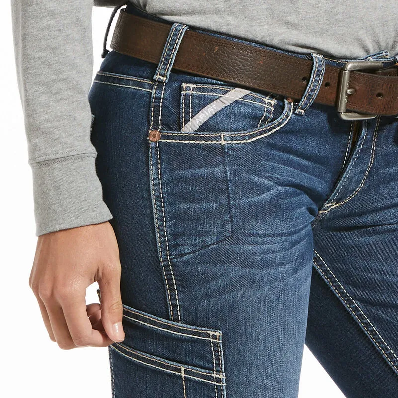 Ariat Women's Rebar DuraStretch Riveter Straight Leg Work Jeans