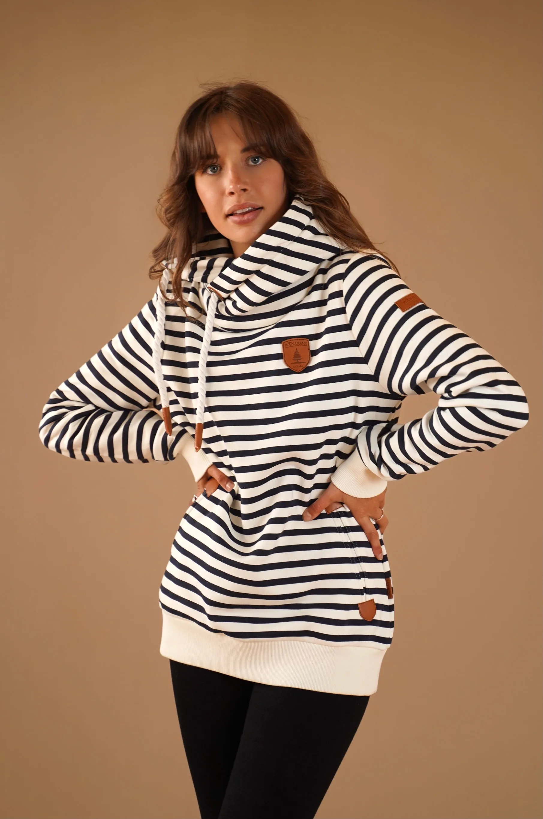 Artemis Print Stripe Hoodie