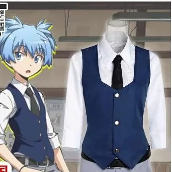 Assassination Classroom Shiota Nagisa Cosplay Costume