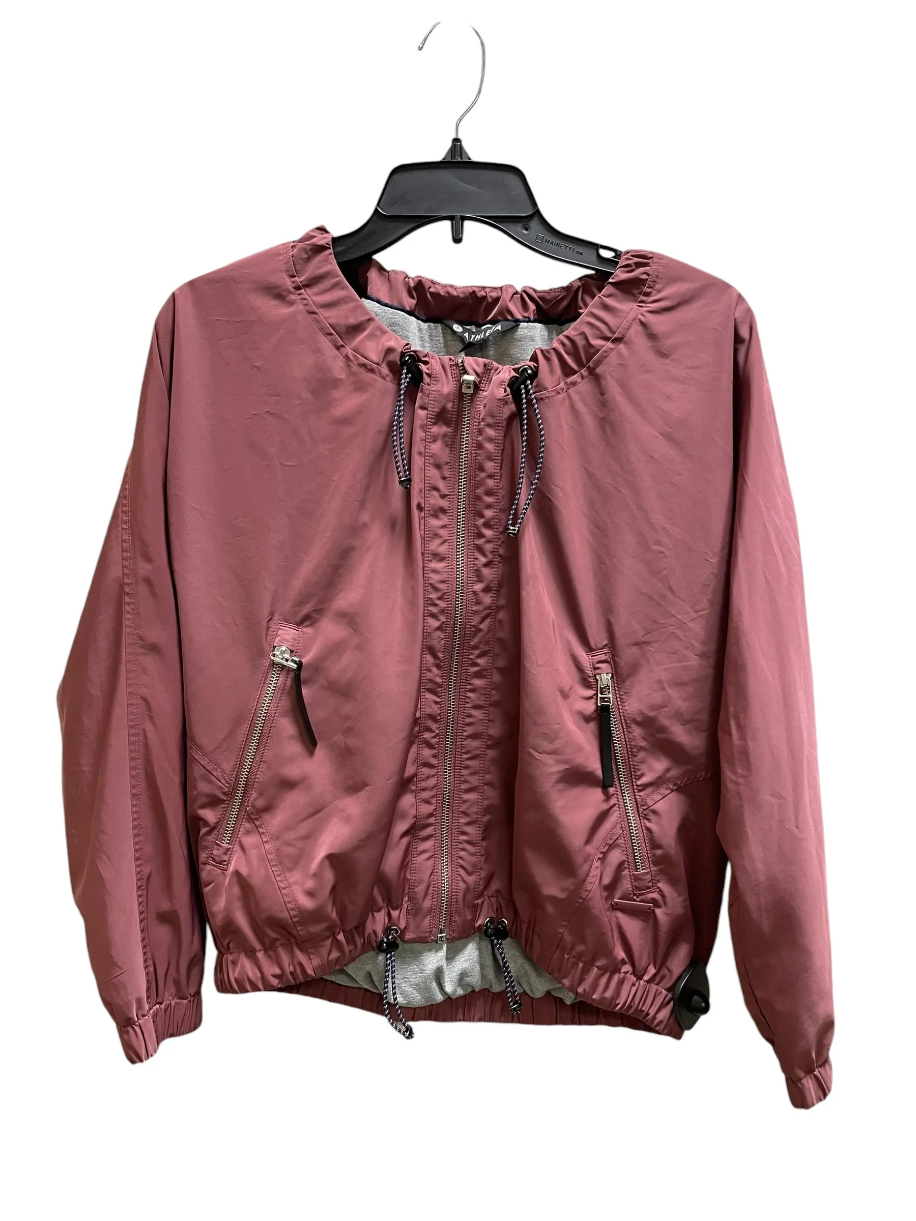 Athletic Jacket By Athleta In Pink, Size: M
