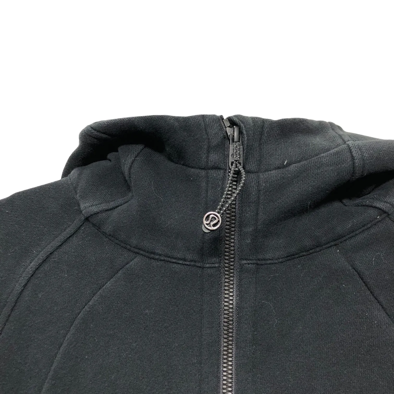 Athletic Jacket By Lululemon In Black, Size: 8