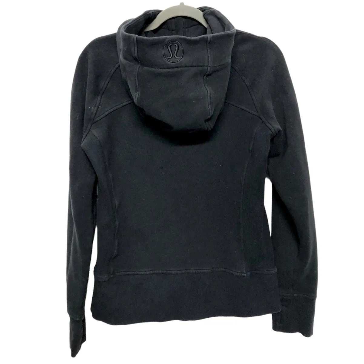 Athletic Jacket By Lululemon In Black, Size: 8
