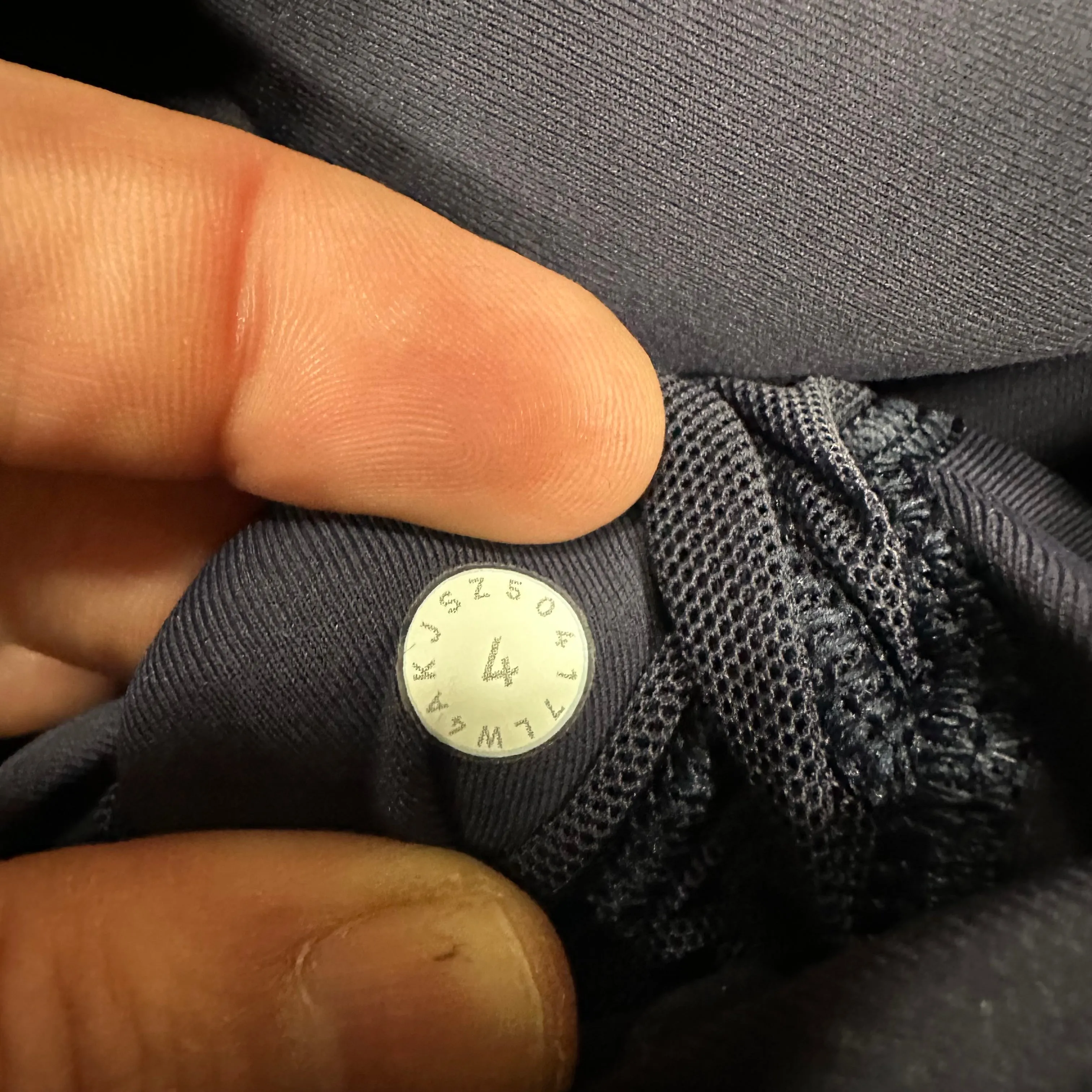 Athletic Jacket By Lululemon In Navy, Size: 4