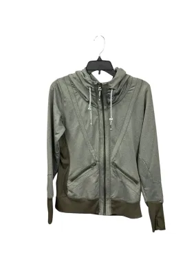 Athletic Jacket By Mpg In Green, Size: M