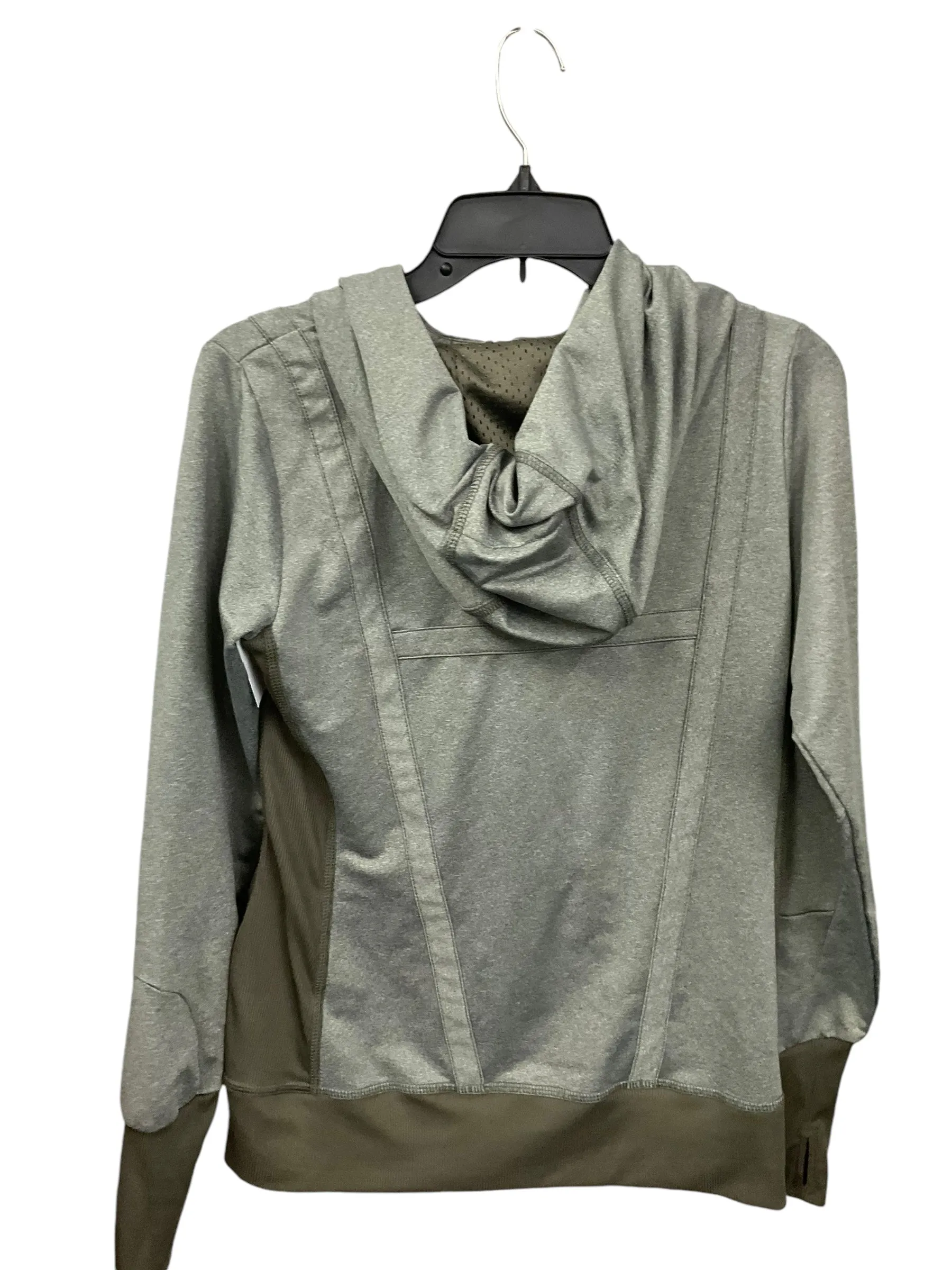 Athletic Jacket By Mpg In Green, Size: M