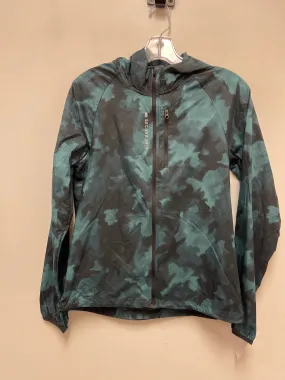 Athletic Jacket By Second Skin In Black & Green, Size: Xs