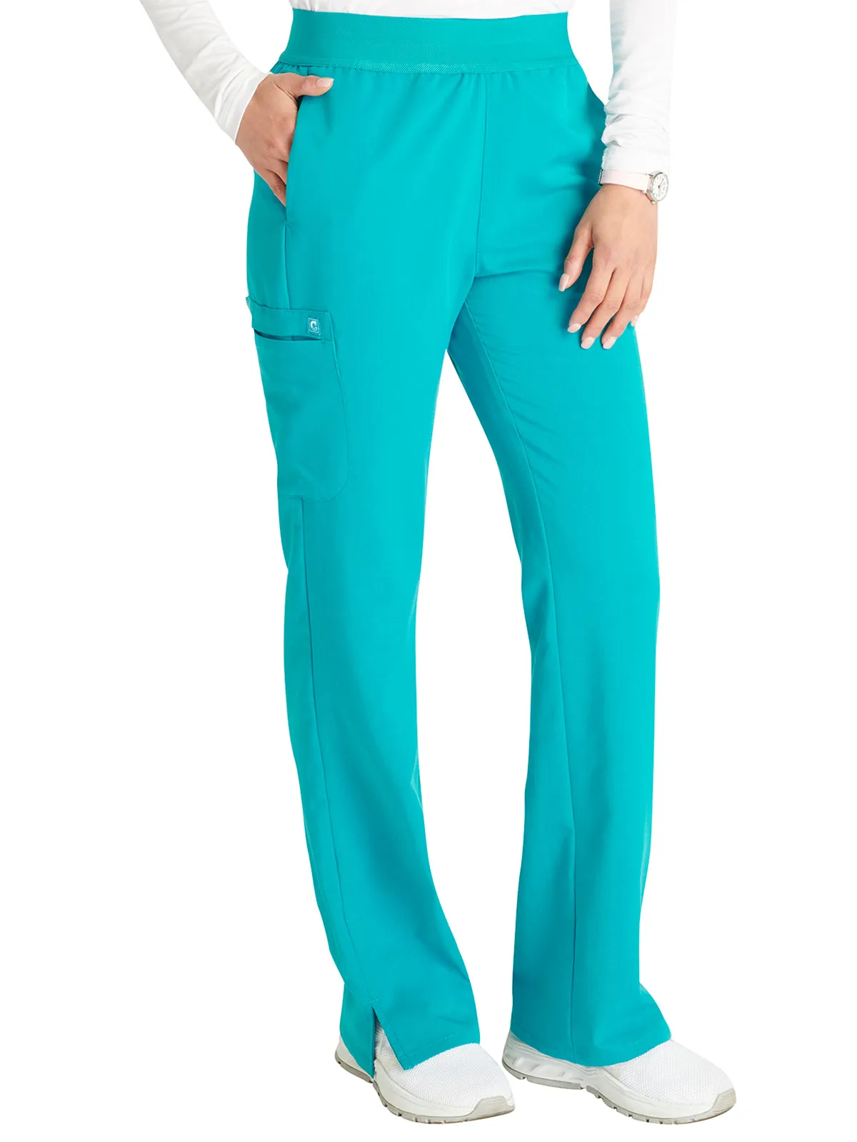 Atmos - Women's Mid Rise Straight Leg Cargo Pant