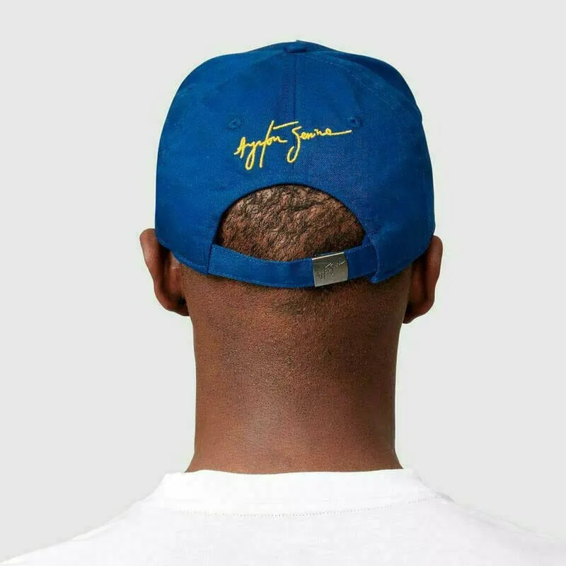 Ayrton Senna Logo Baseball Hat - Navy/Green