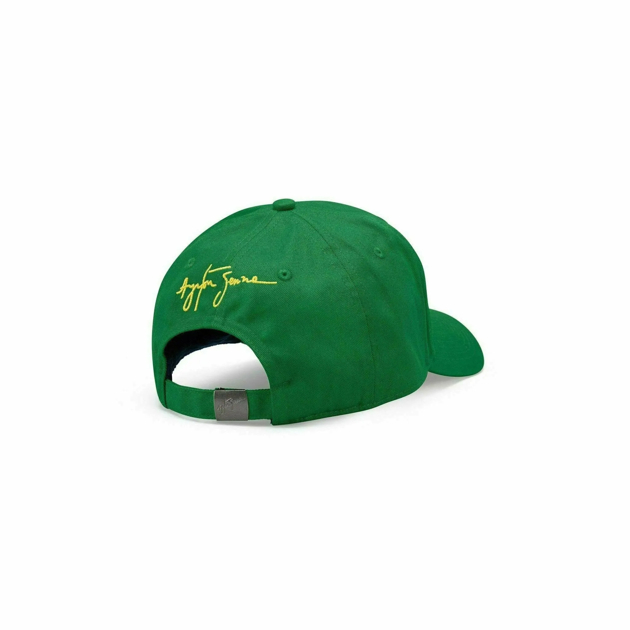 Ayrton Senna Logo Baseball Hat - Navy/Green
