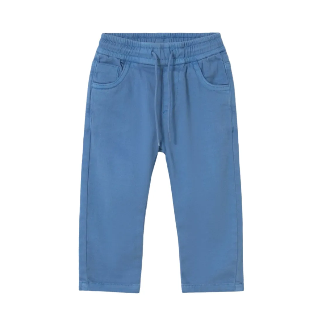 Baby Straight-Leg Twill Pants - Capri Blue by Mayoral