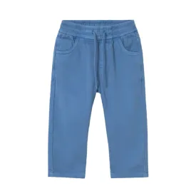 Baby Straight-Leg Twill Pants - Capri Blue by Mayoral