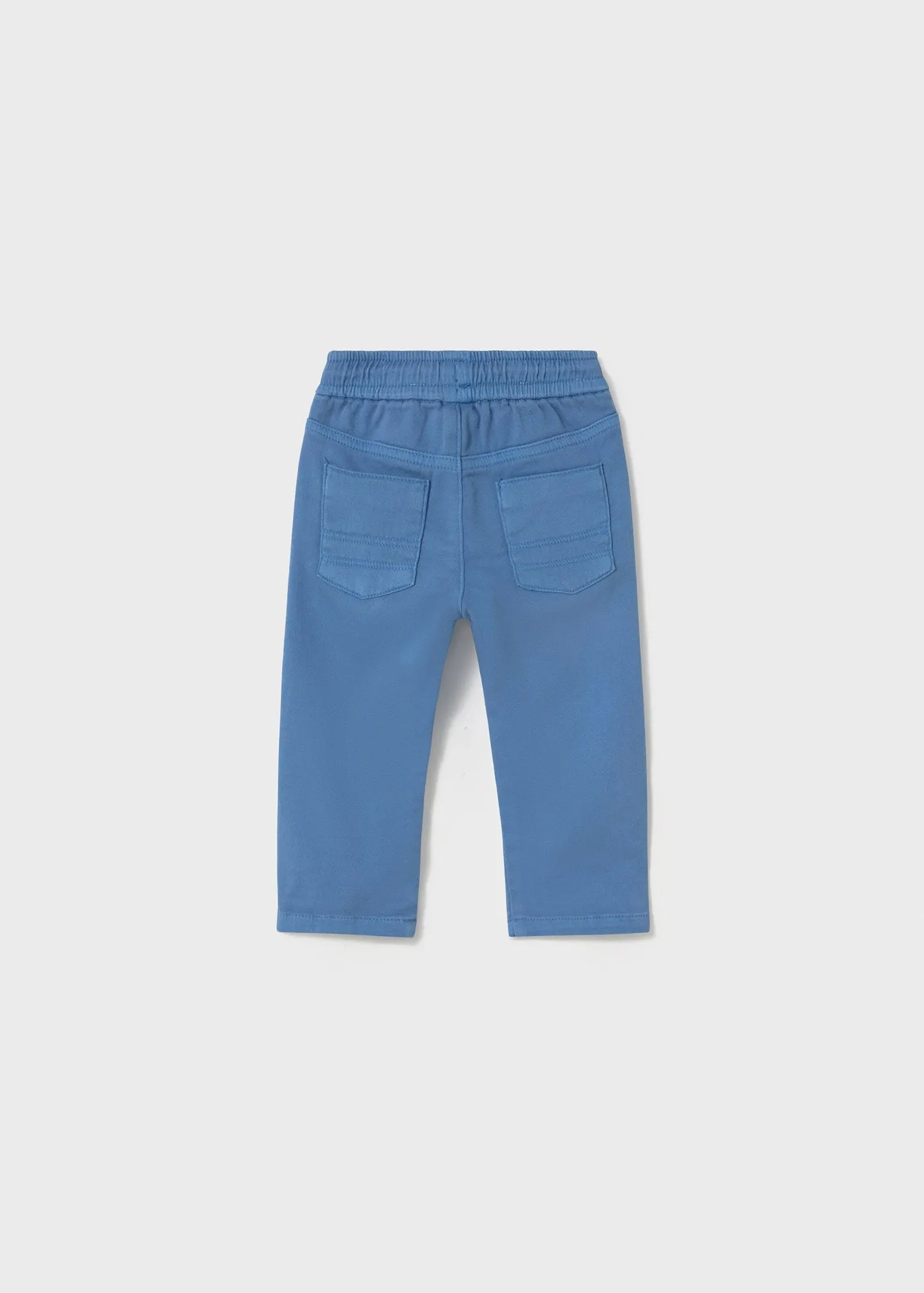 Baby Straight-Leg Twill Pants - Capri Blue by Mayoral