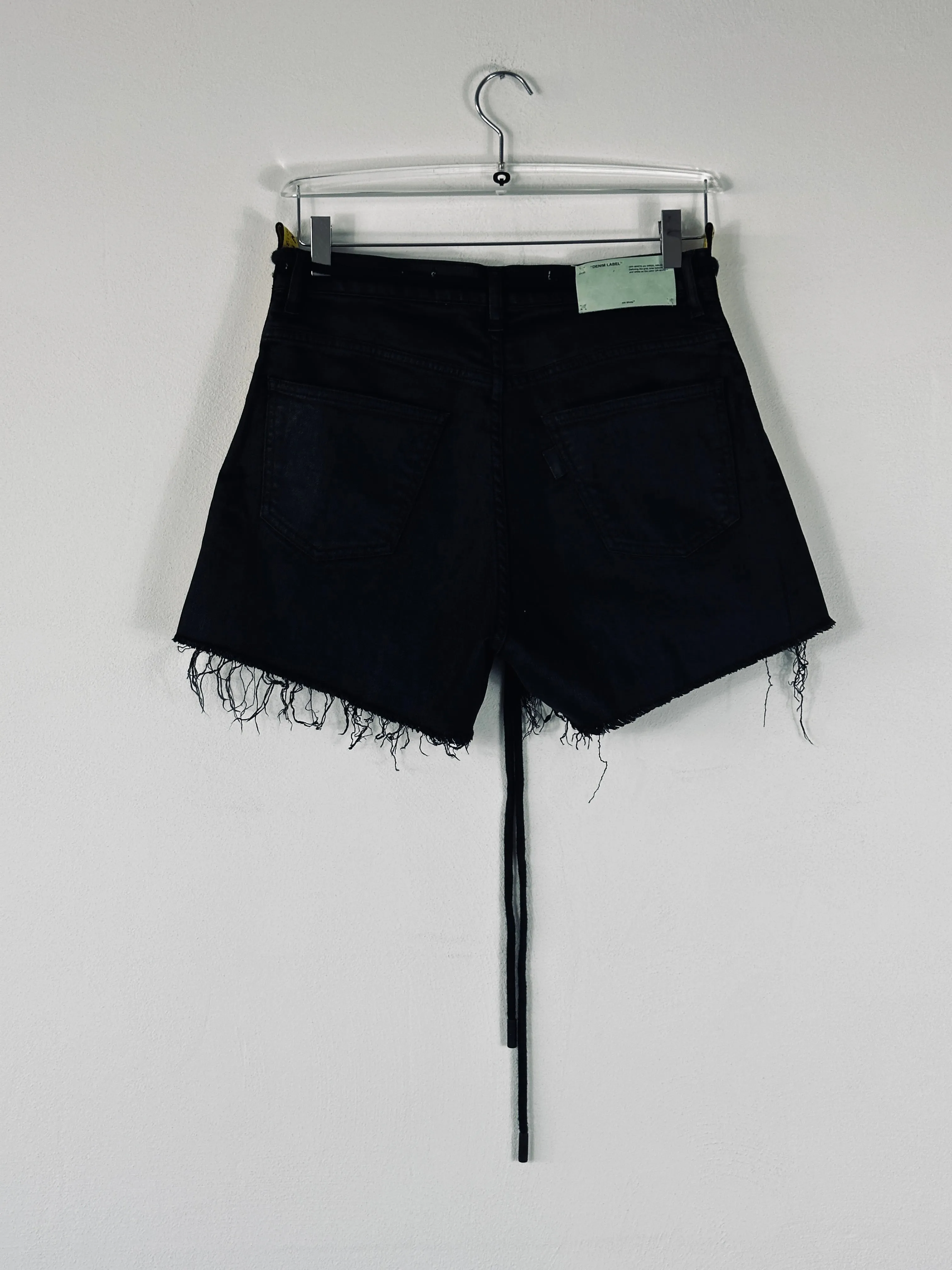 Black Coated Finish Shorts