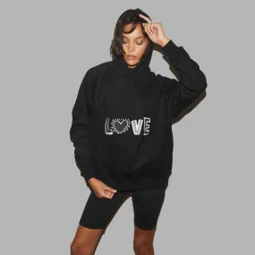 Blvck x Keith Haring Limited Edition Love Hoodie - Stylish Urban Streetwear