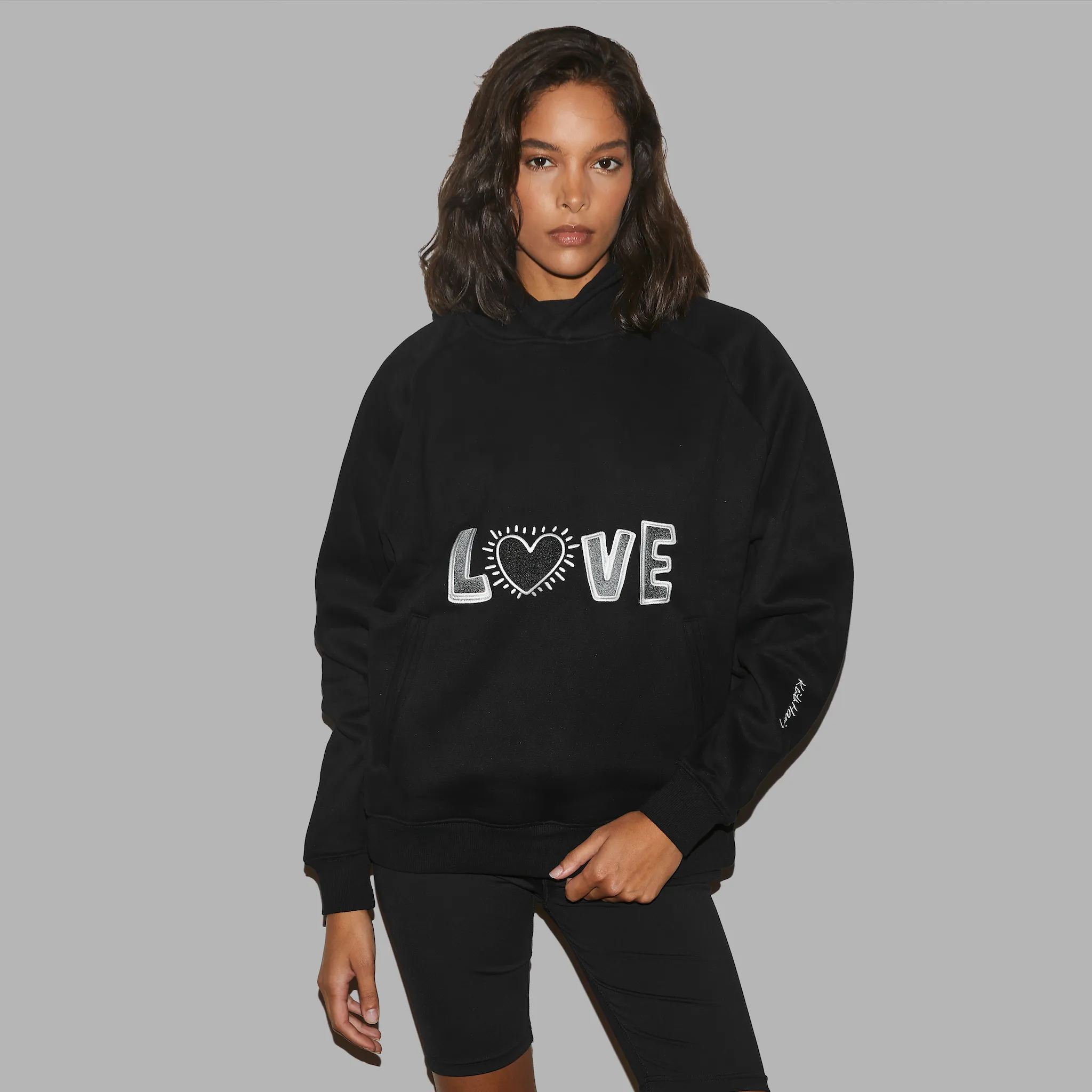 Blvck x Keith Haring Limited Edition Love Hoodie - Stylish Urban Streetwear