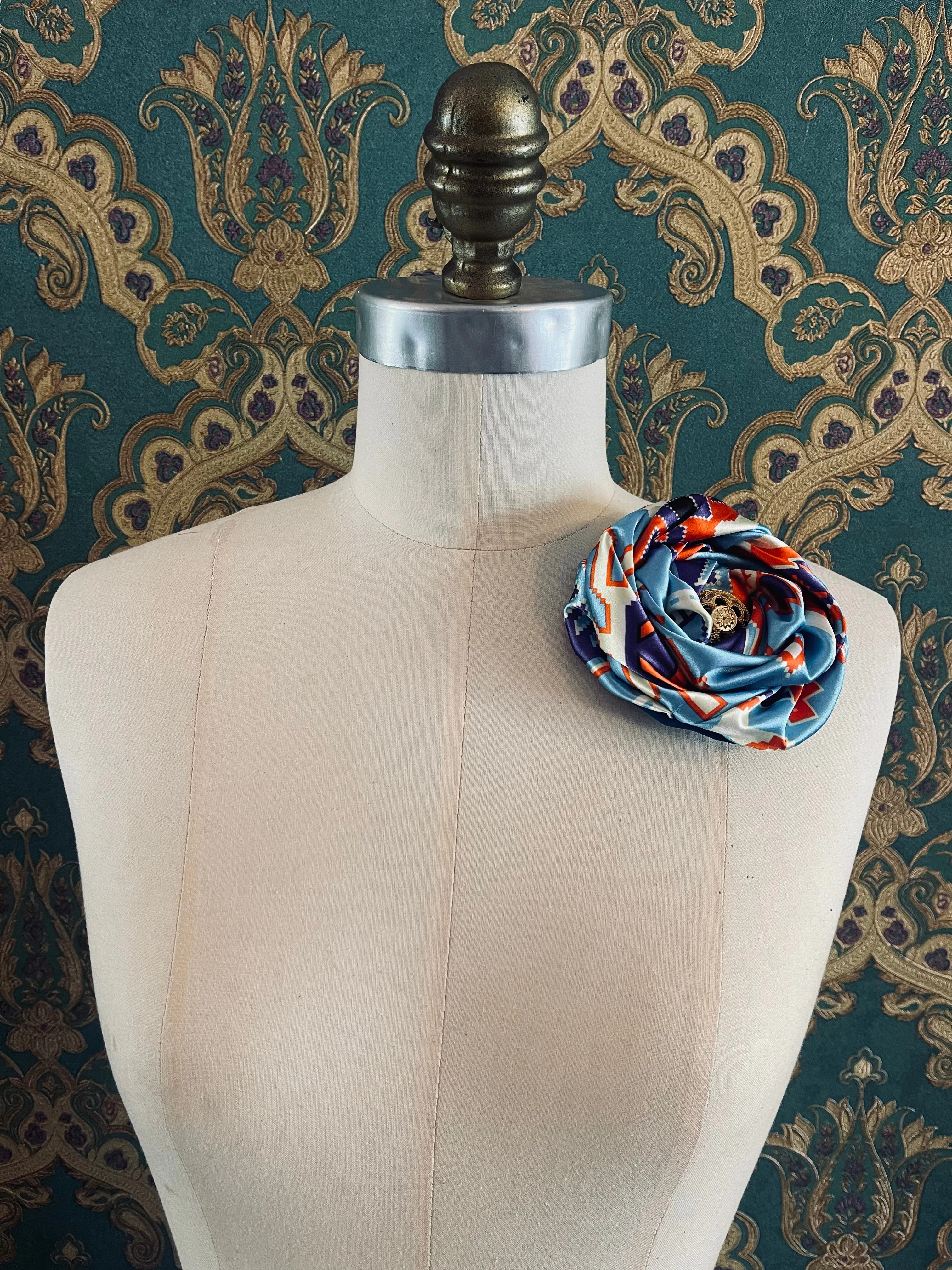 Bouganville Flower Brooch