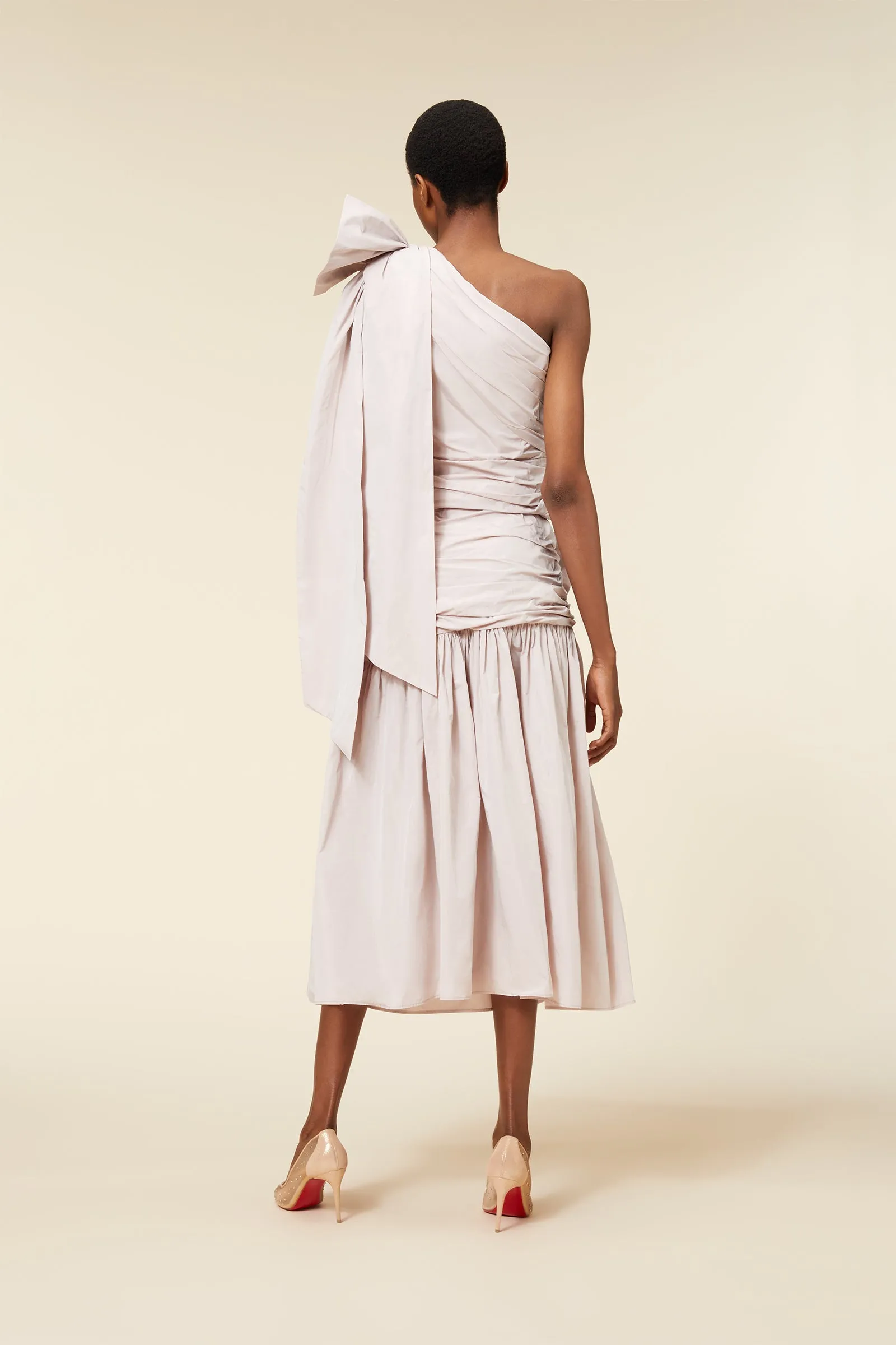 BOW DRAPE SKIRT