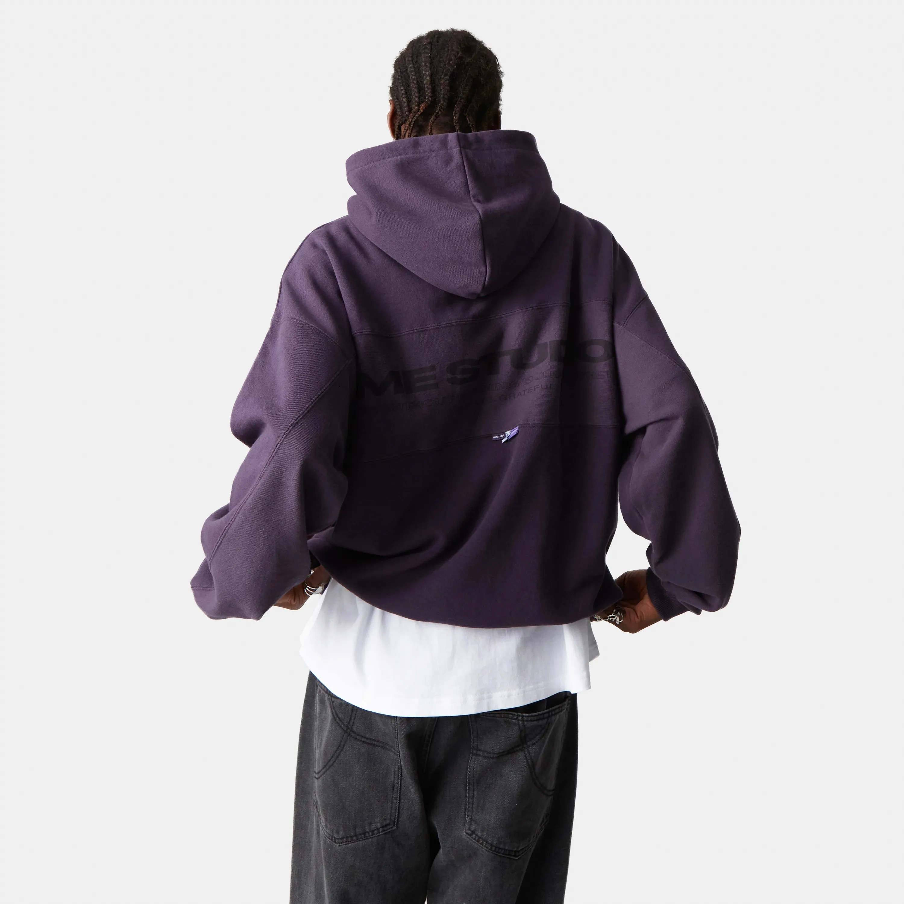Breakdown AG Dark Mallow Oversized Hoodie