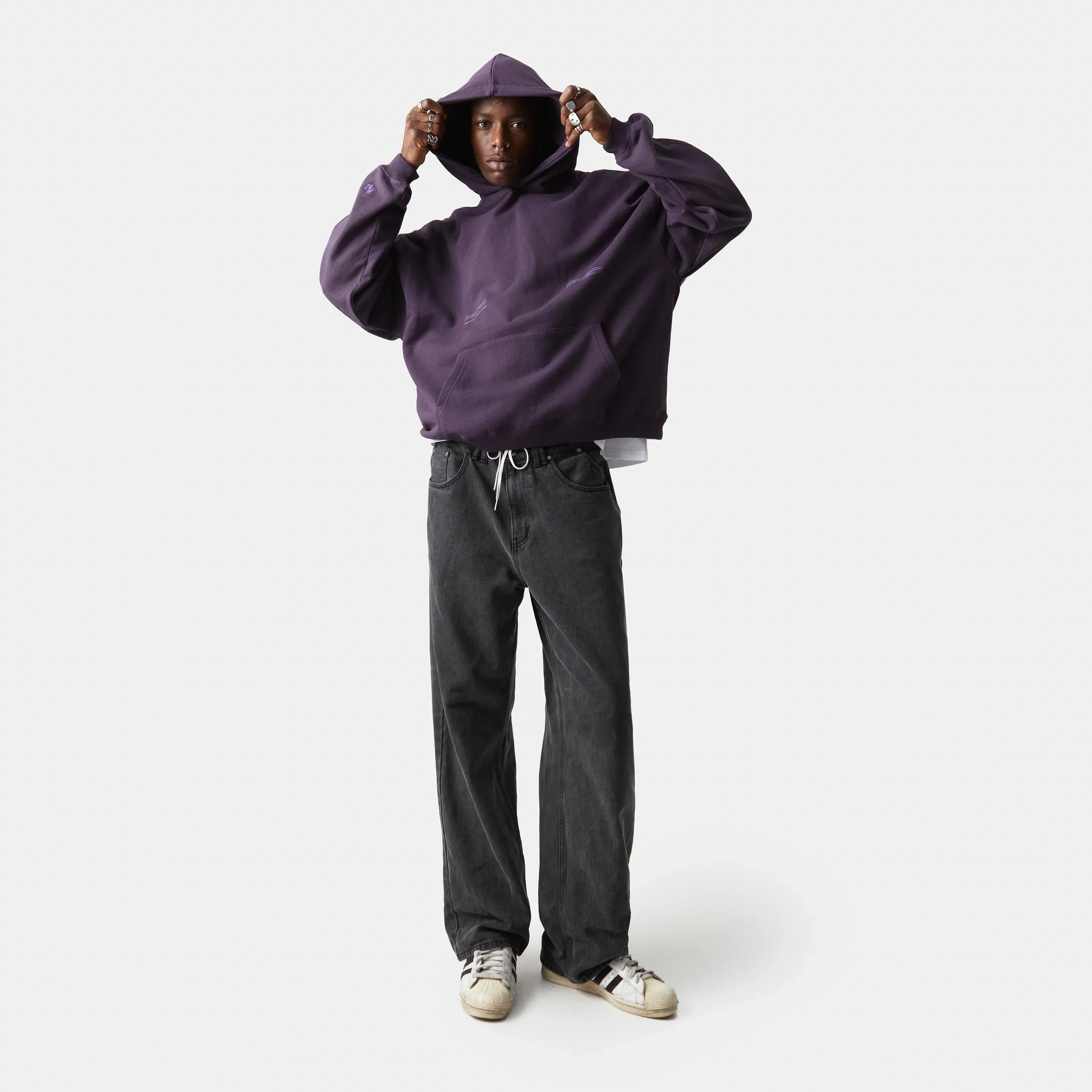 Breakdown AG Dark Mallow Oversized Hoodie