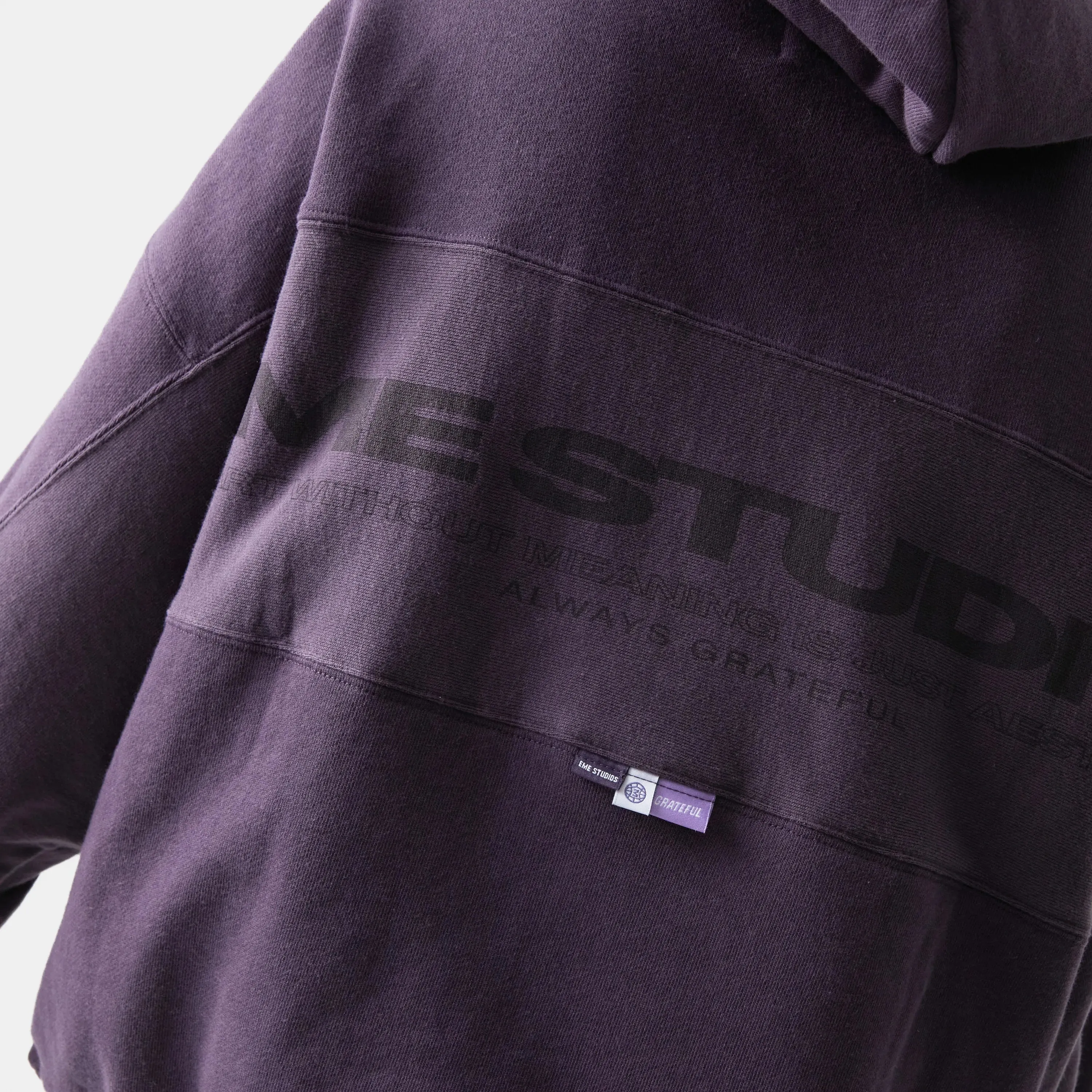 Breakdown AG Dark Mallow Oversized Hoodie