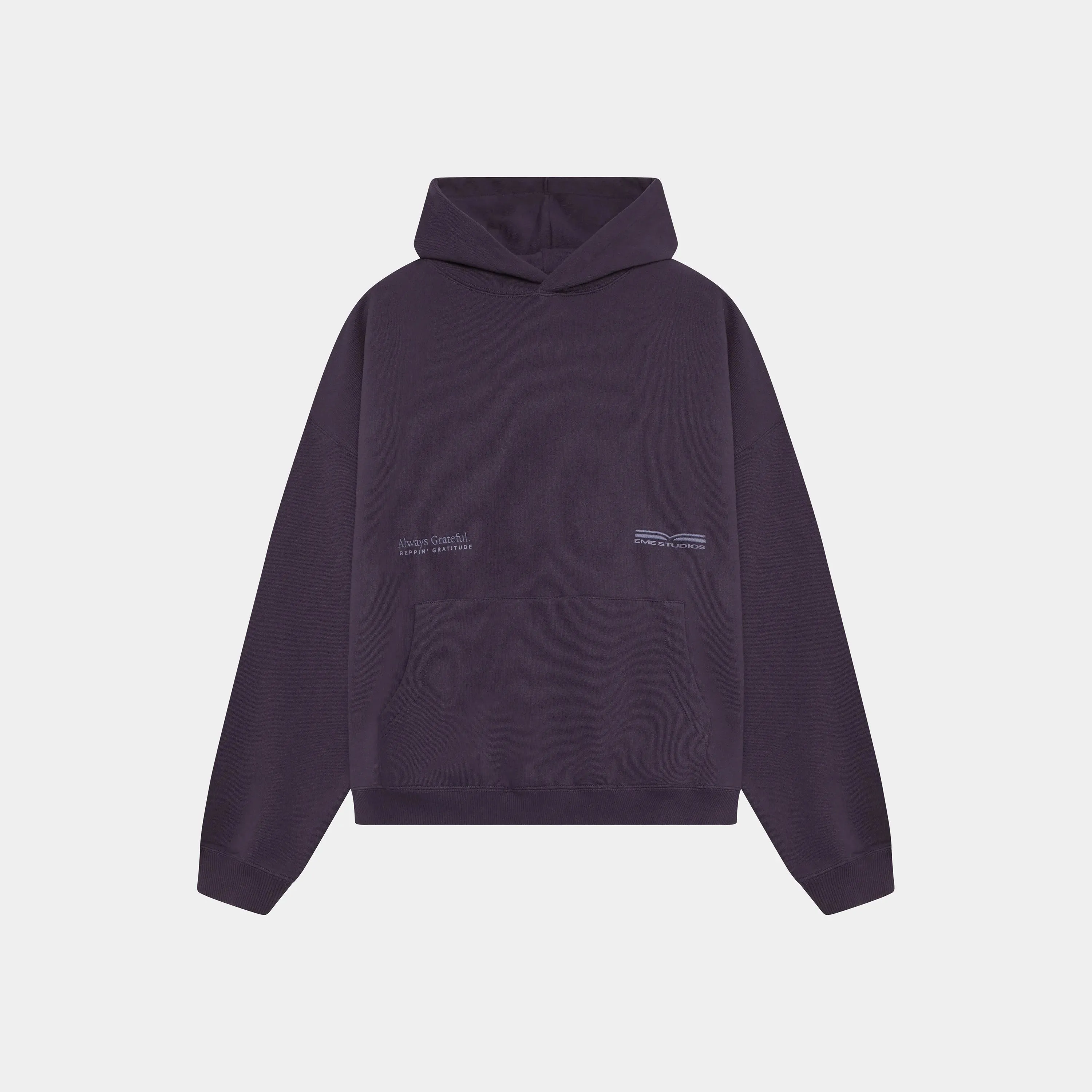 Breakdown AG Dark Mallow Oversized Hoodie