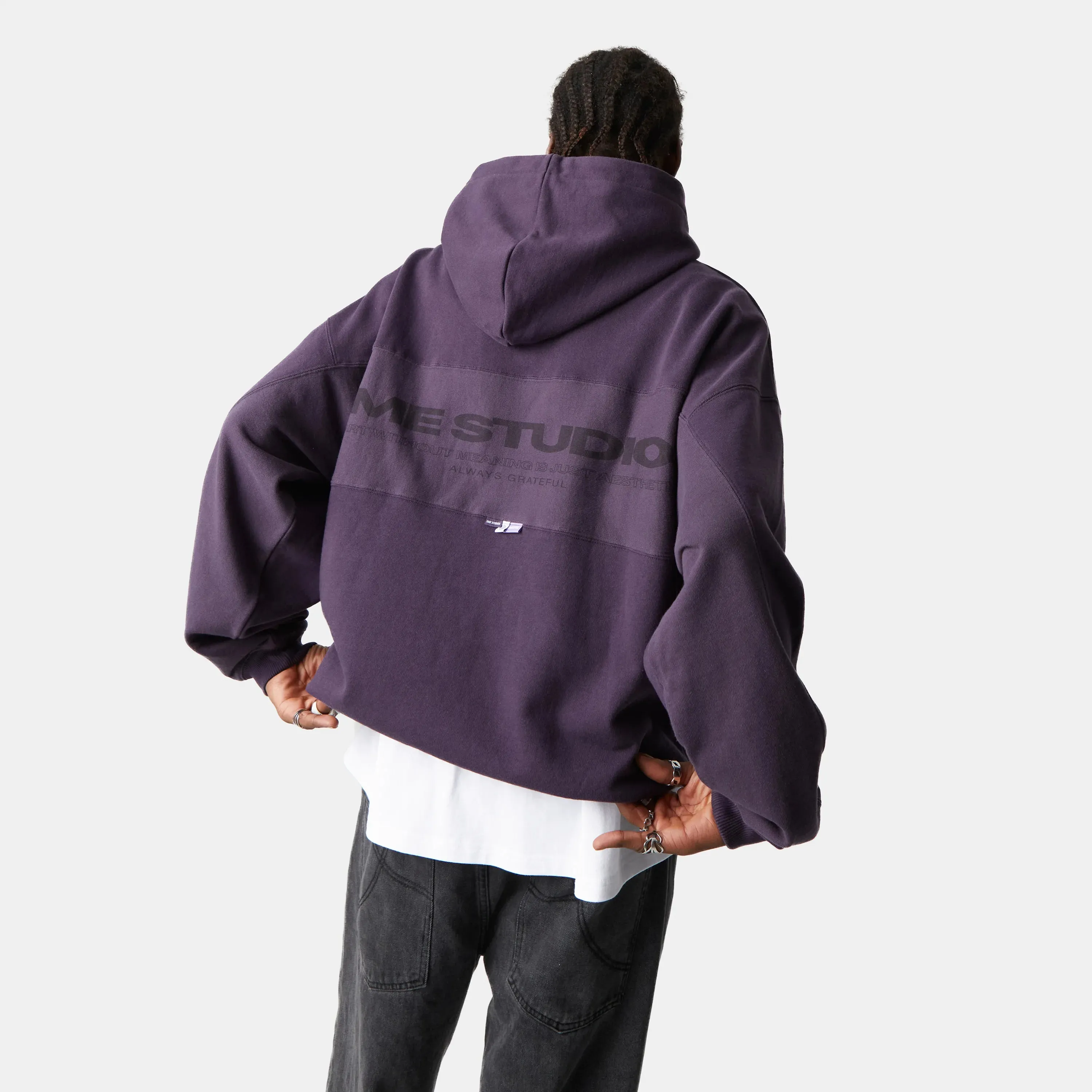 Breakdown AG Dark Mallow Oversized Hoodie
