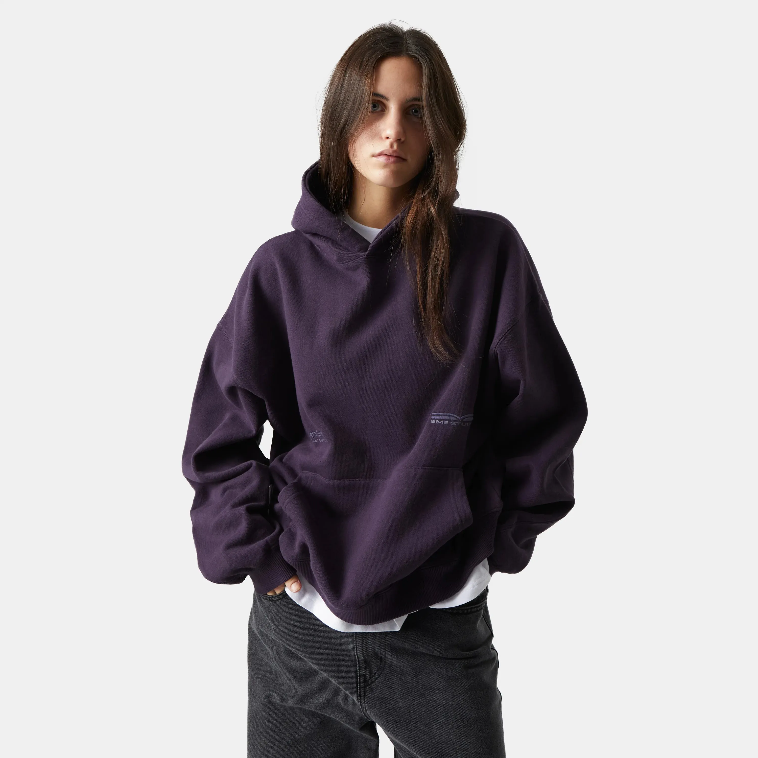 Breakdown AG Dark Mallow Oversized Hoodie