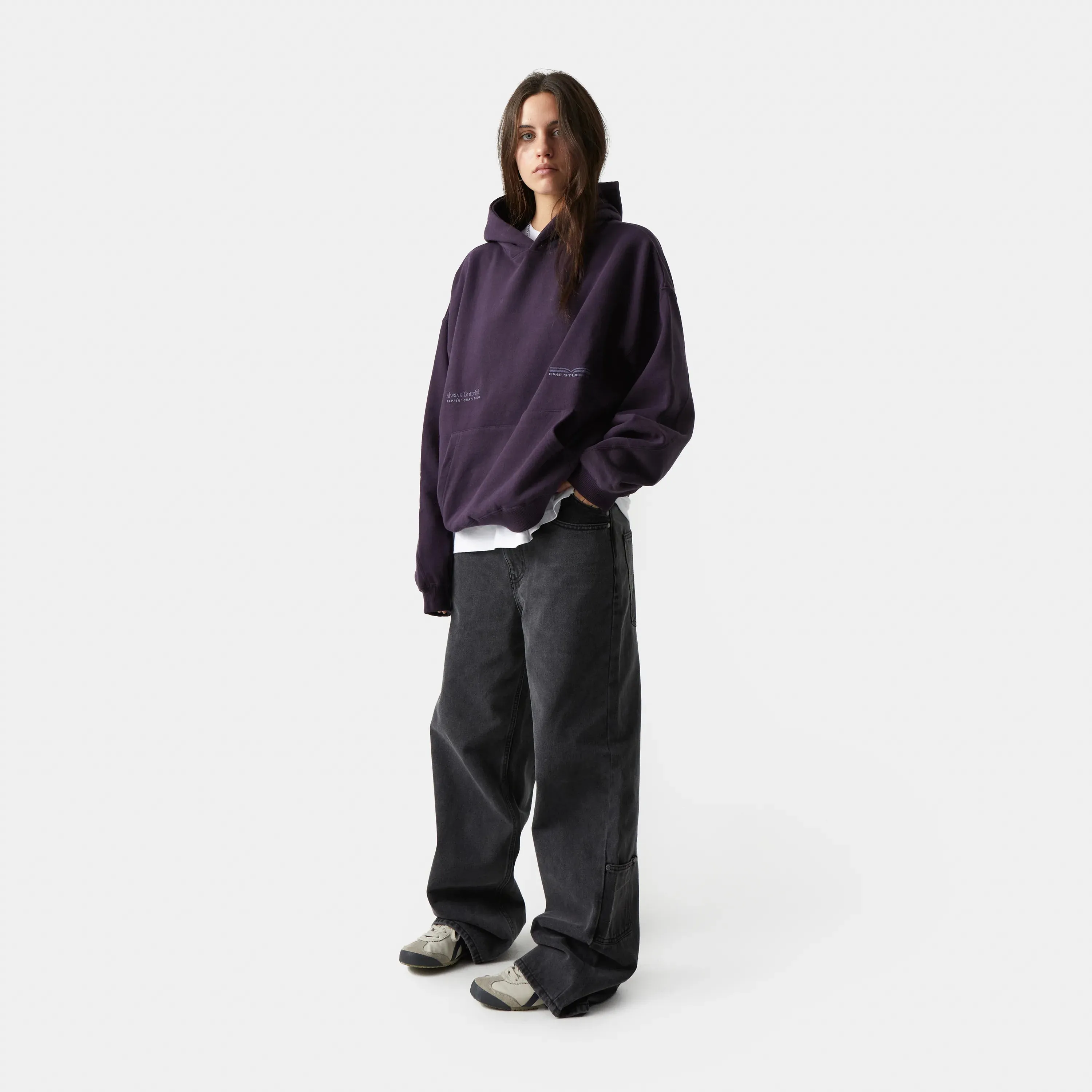 Breakdown AG Dark Mallow Oversized Hoodie