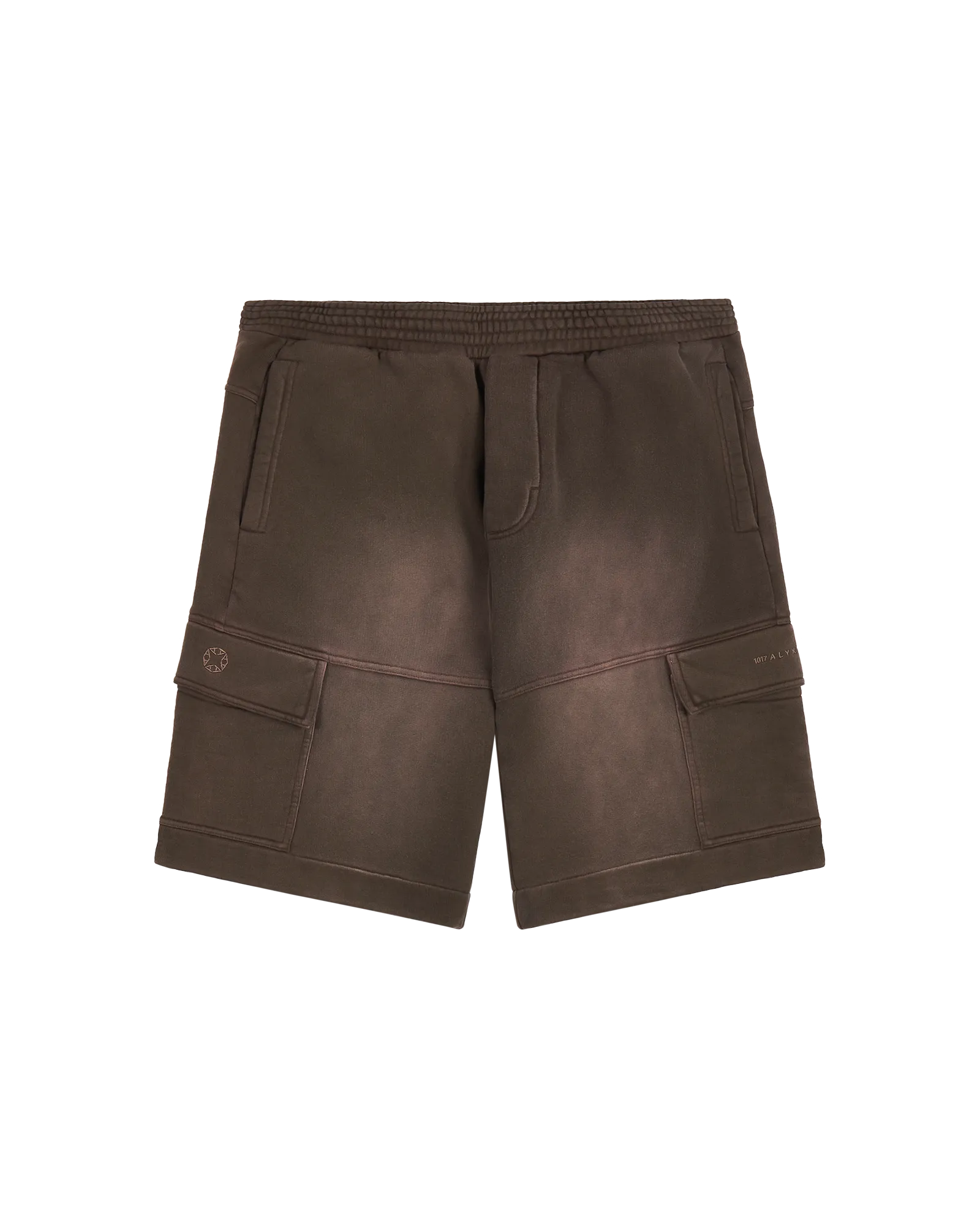 BROWN GARMENT DYE CARGO SHORTS