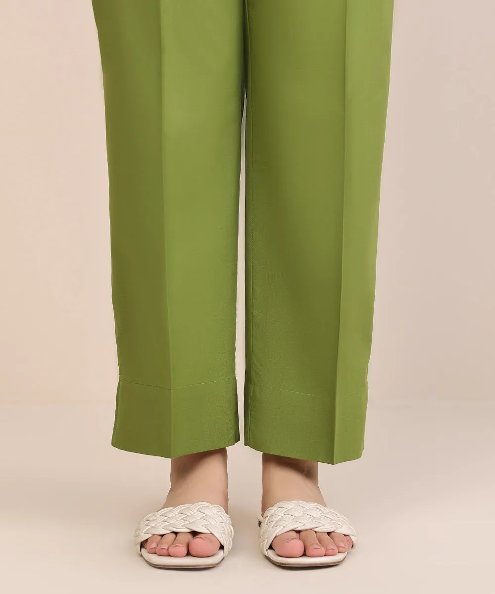 Cambric Straight Pants