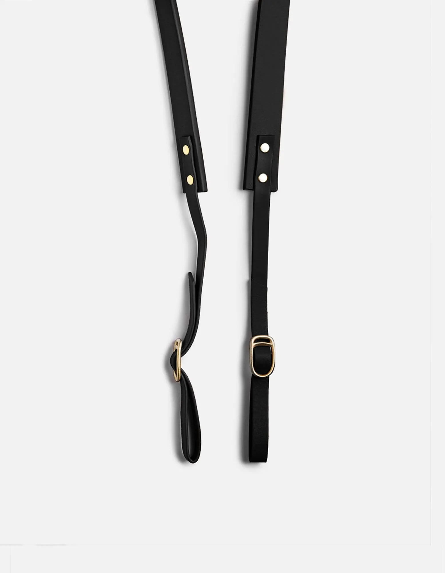 Camera Strap, Black Leather