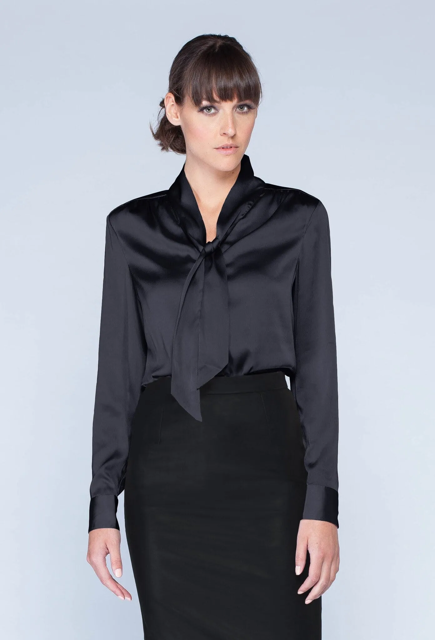 Carina Neck Tie Blouse