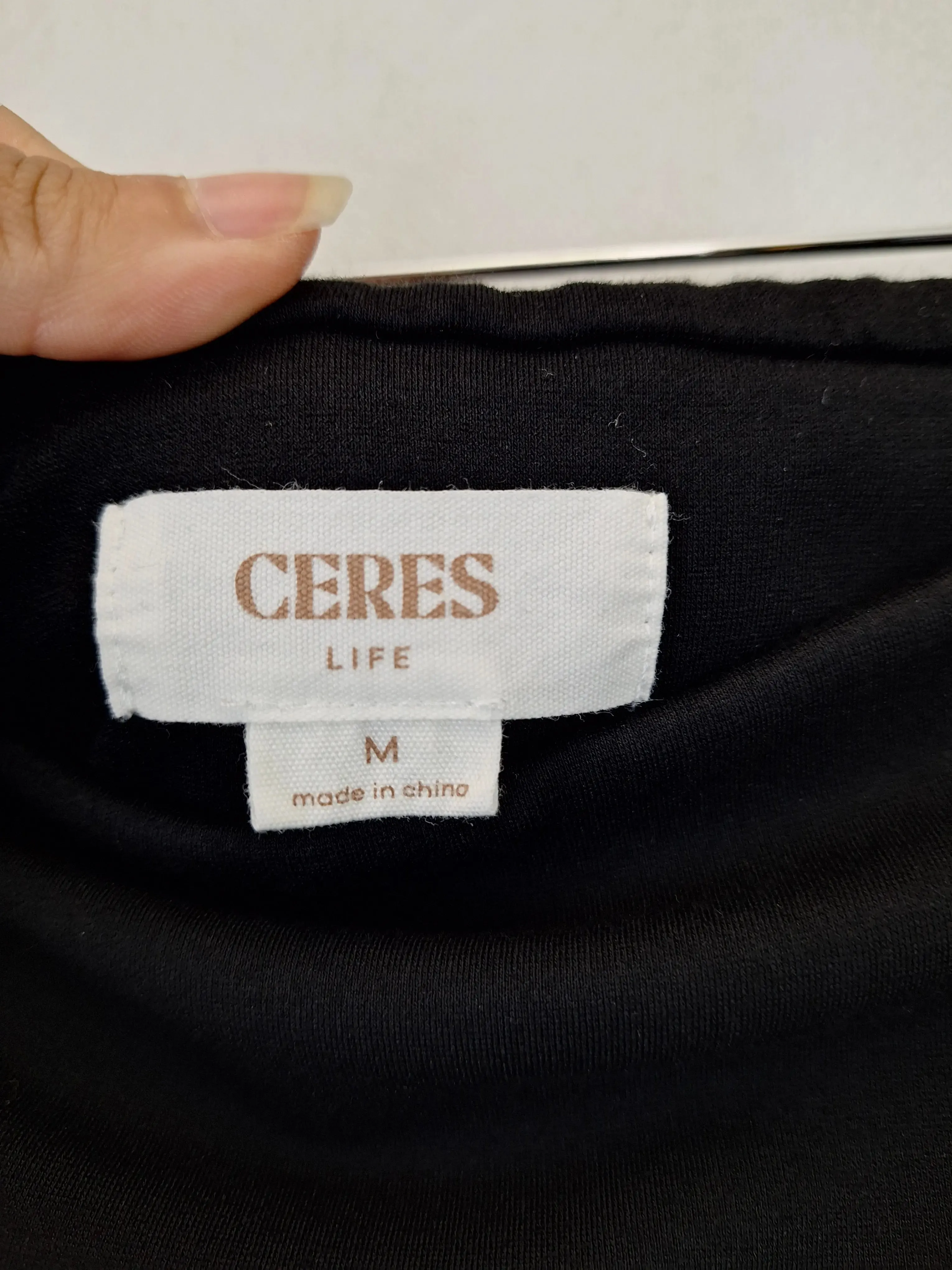 Ceres Life Panelled Boot Leg Stretch Pants Size M