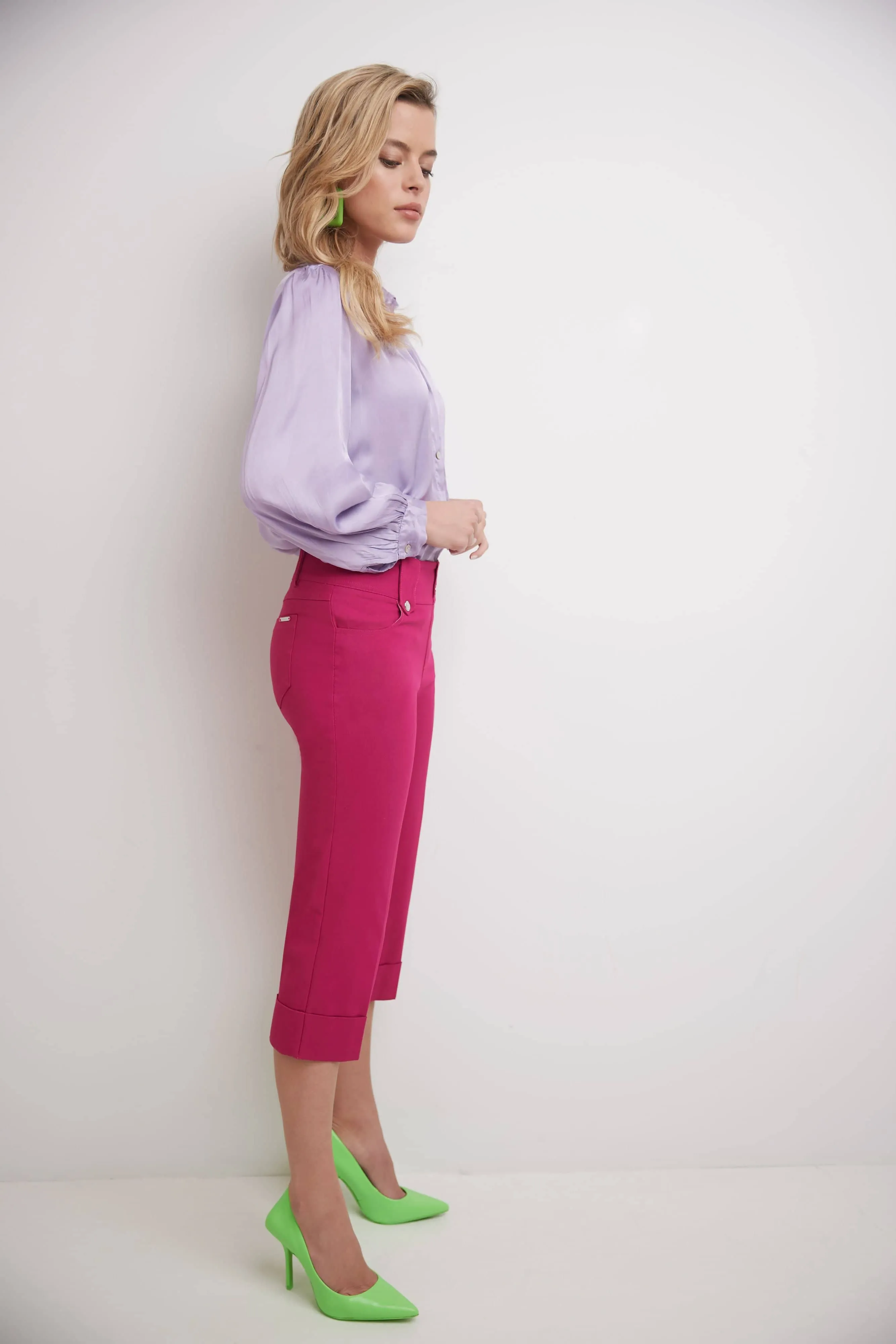 Chic Capri with Classic Cuffed Hem