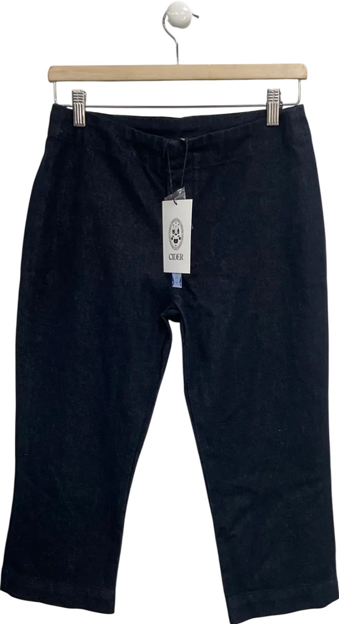 Cider Blue Denim Capri Pants UK XS