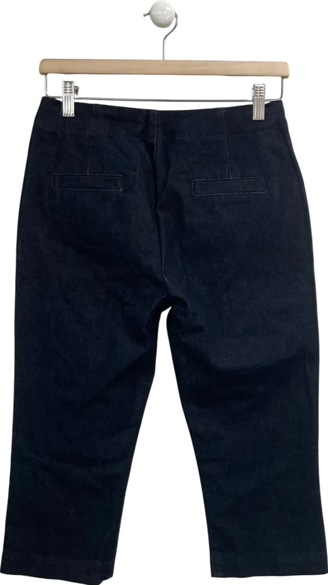Cider Blue Denim Capri Pants UK XS
